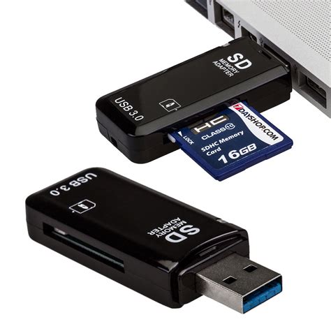 sd card with USB adapter